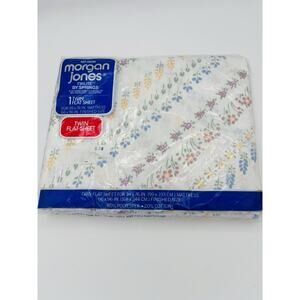 Morgan Jones Twilite By‎ Springs Vintage Twin Flat Sheet No-Iron